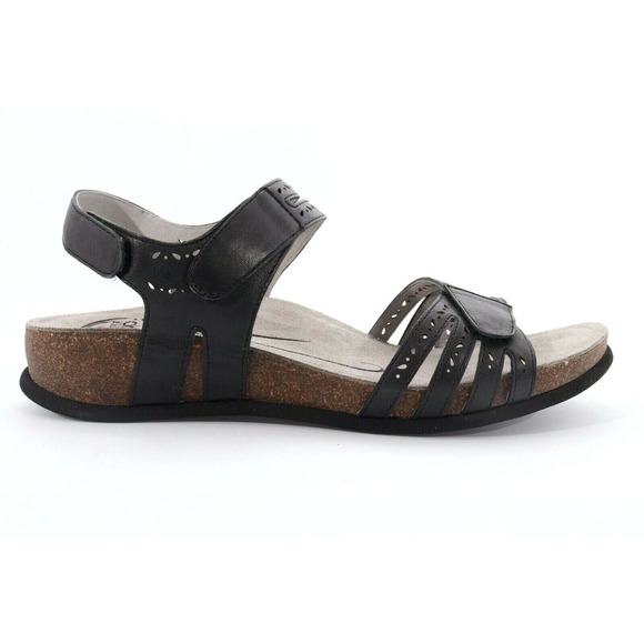 Abeo | Shoes | Abeo Bijou Sandals Strap Casual Black Womens Size 1 Post  Footbed 3289 | Poshmark